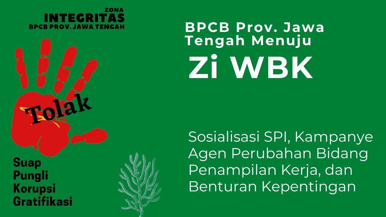 Sosialisasi SPI,  Kampanye Agen Perubahan Bidang Penampilan Kerja